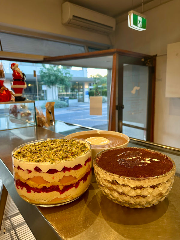 Trifle, Tira Misu or Chocolate espresso mousse - MADE IN CUSTOMERS OWN DISH
