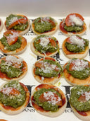 Goats cheese pesto pizza