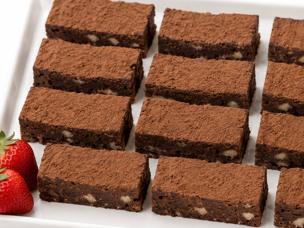 Chocolate macadamia brownie