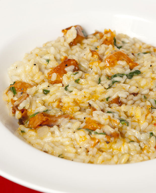 Pumpkin and  Spinach Risotto