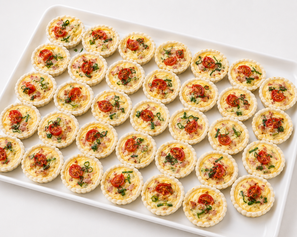 Mini Egg and Bacon Quiche