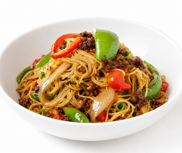 Thai Chicken noodles with Ketjap manis Chilli and Lime