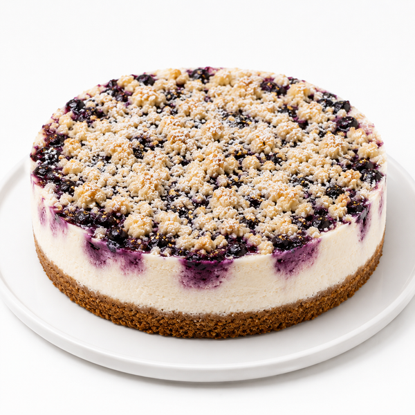 Blueberry crumble Cheesecake
