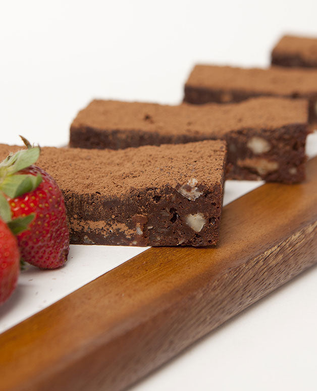 Chocolate macadamia brownie