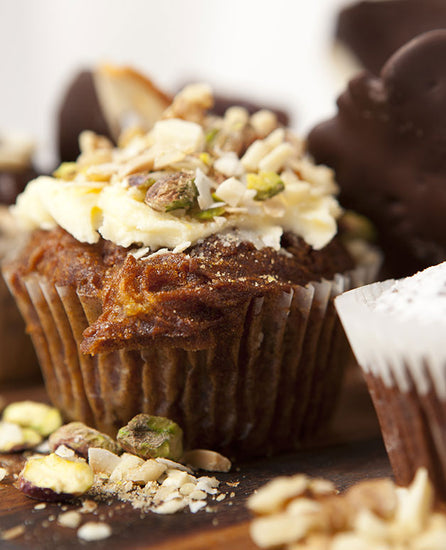 Carrot and walnut Cup Cake